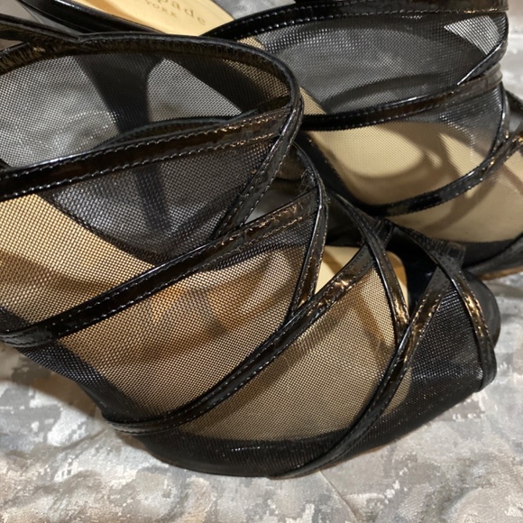 Kate Spade Black Patent Leather High Heels - Picture 3 of 13